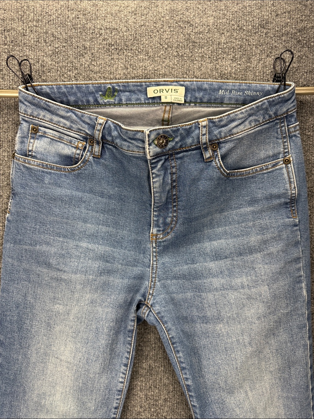 Orvis Mid-Rise Skinny Jeans Size 8